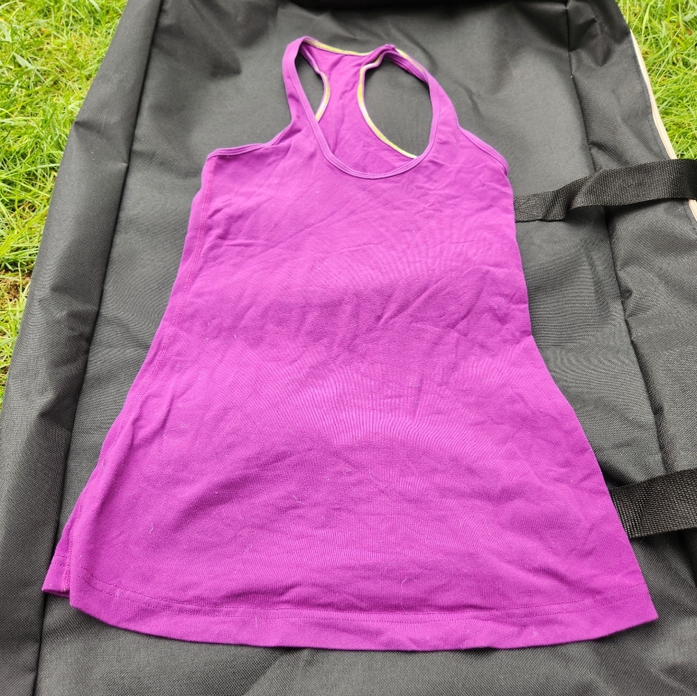 Lululemon purple tank top size 6